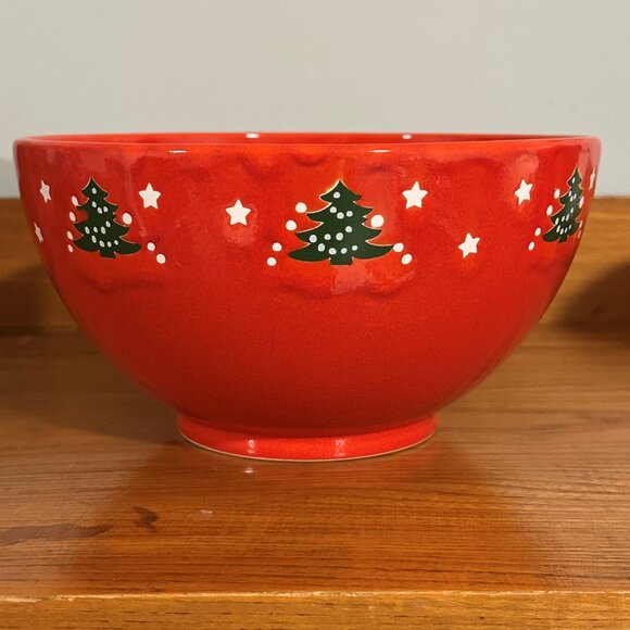 Waechtersbach Germany Christmas Tree Serving Bowl 9" - Picture 6 of 12